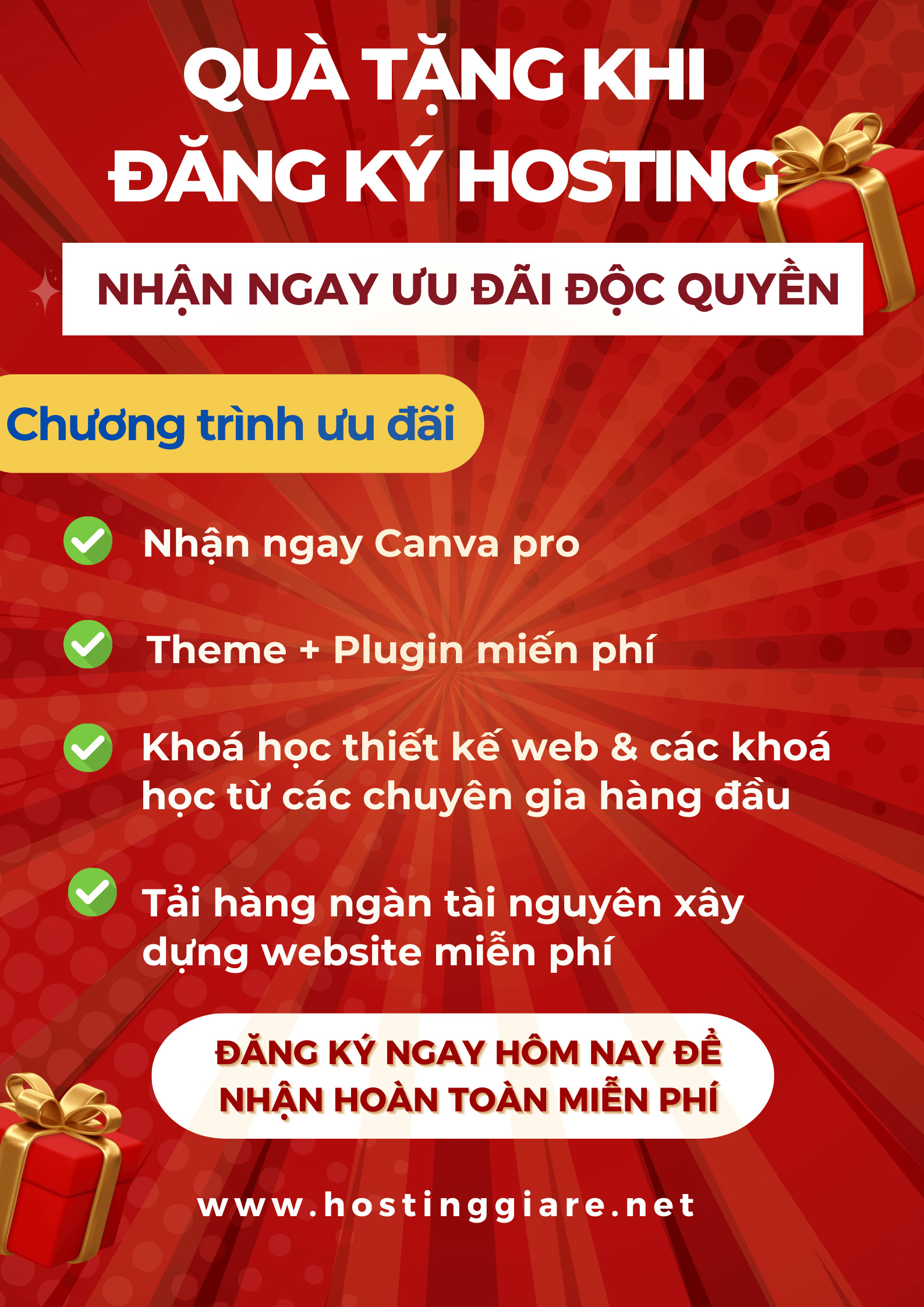 qua tang khi dang ky hosting