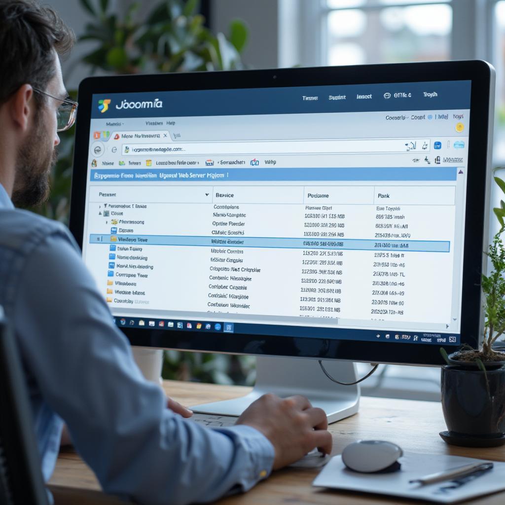 Chuẩn bị cài đặt Joomla