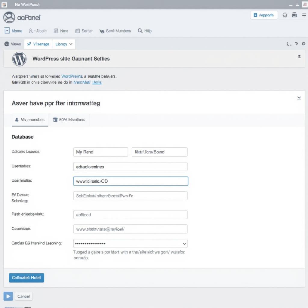 Cài đặt WordPress trên aaPanel