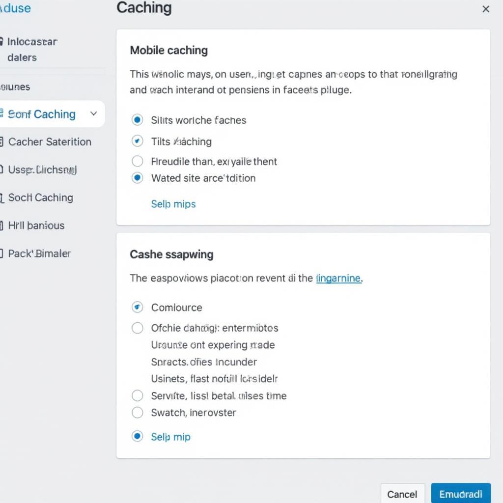 Cấu hình WP Rocket - Caching