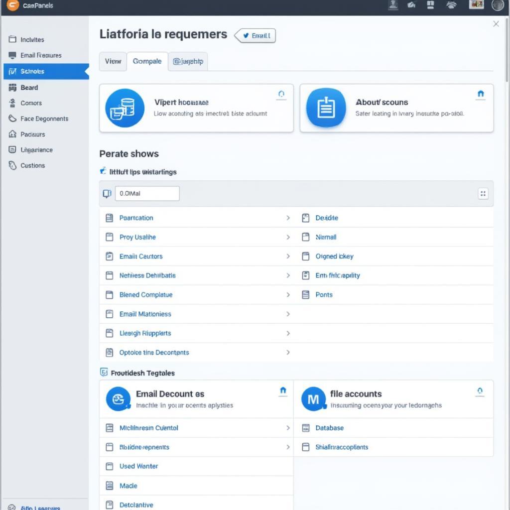 Giao diện CPanel