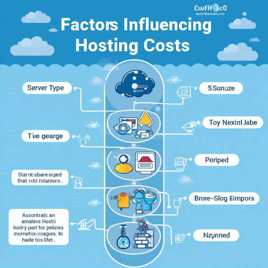 Giá thuê hosting bị ảnh hưởng bởi nhiều yếu tố