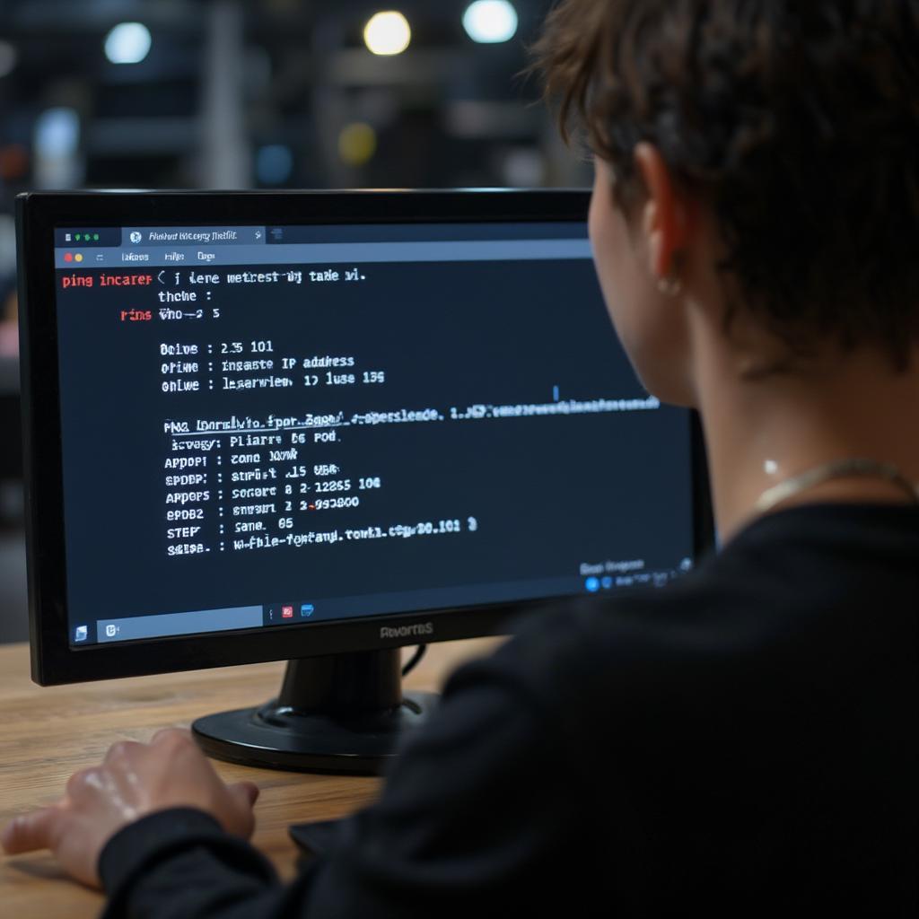 Lấy IP web qua command prompt