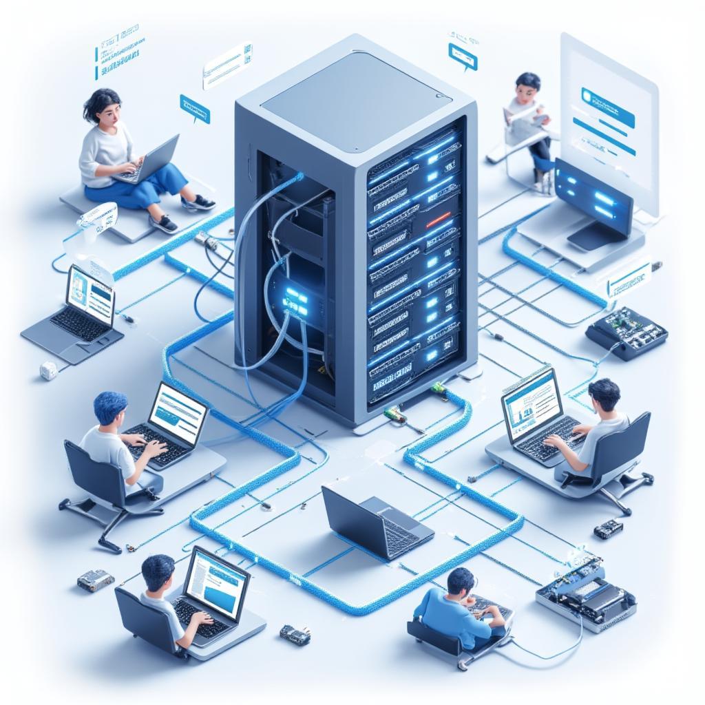Máy chủ web server hoạt động