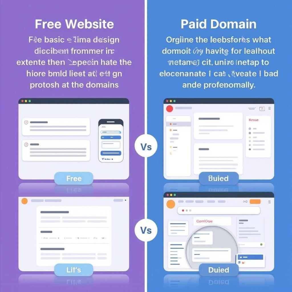 So sánh domain miễn phí và trả phí