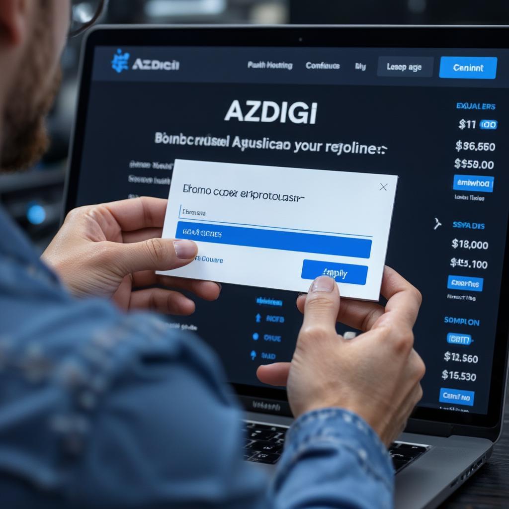 Sử dụng mã khuyến mãi AZDIGI