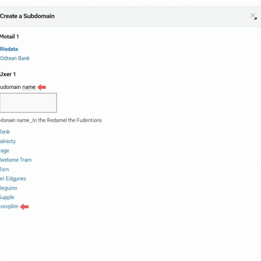 Tạo Subdomain trên cPanel